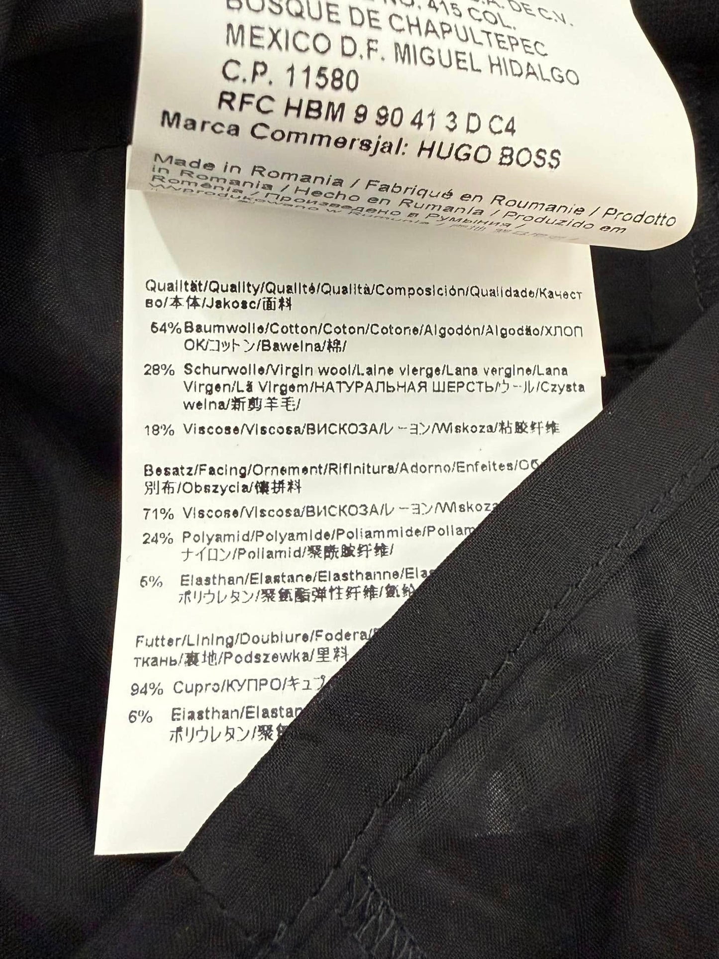 Hugo Boss Womens Hesandra Color Block Sheath Dress Size Us 6 Wool Tweed Career