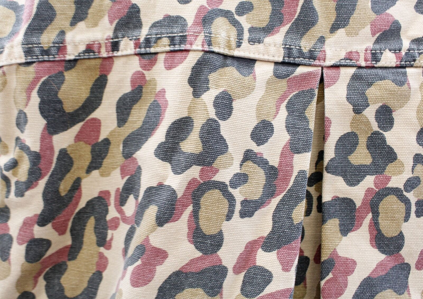 Veronica Beard Jeans Mercer Leopard Animal Print Military Denim Jacket Size XL