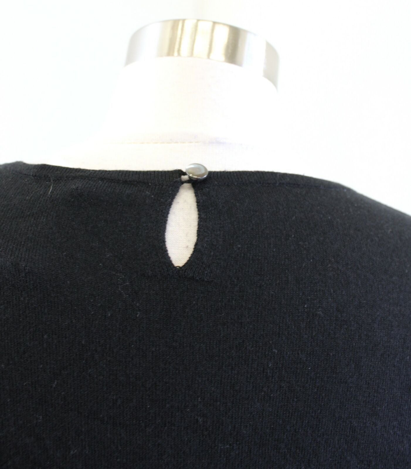 NWT J McLaughlin Black Floral Contrast Phinney Sweater Top Sz S Pullover Yellow