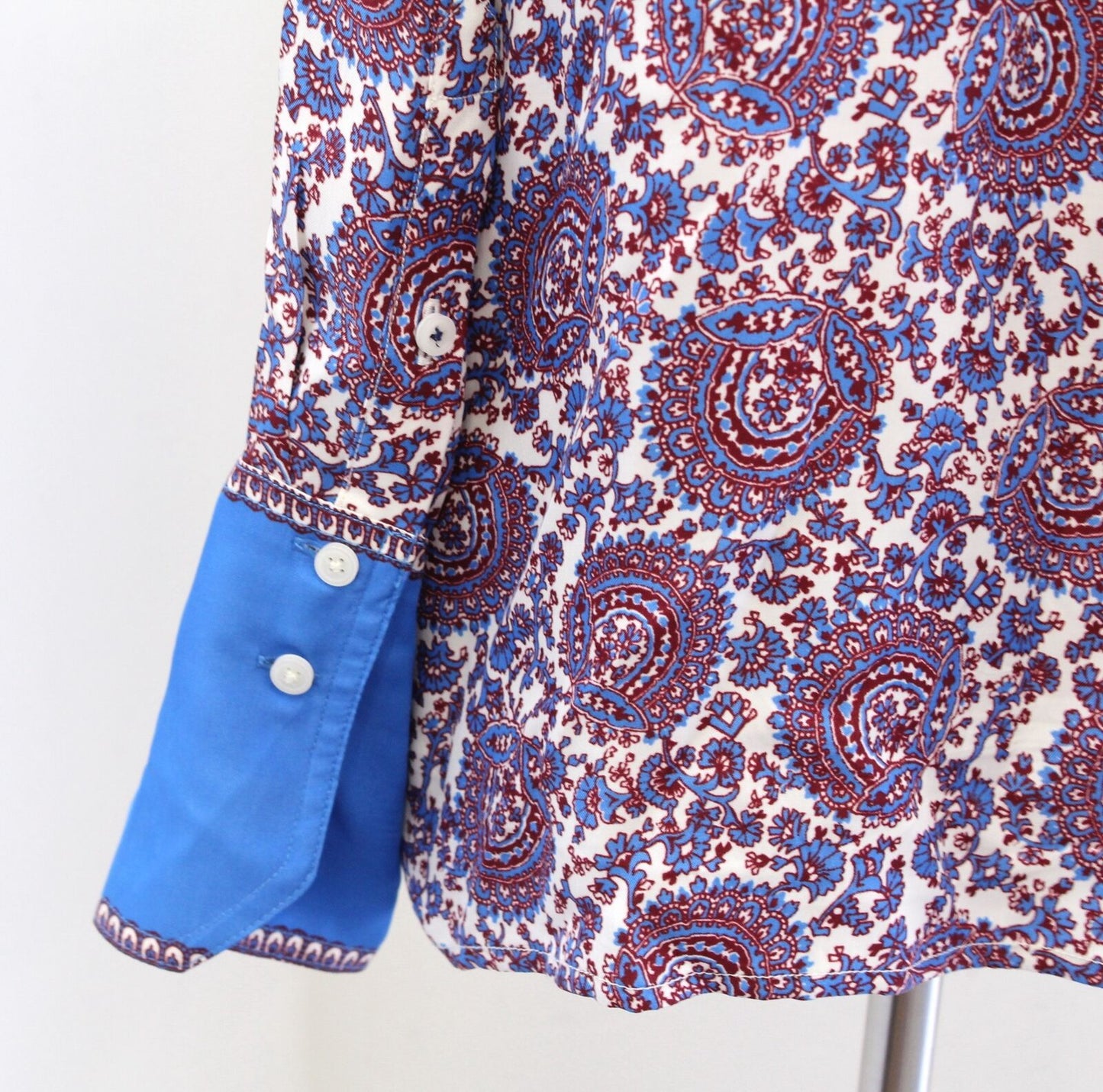J Crew Classic Fit Drapey Blouse in Floral Crown Print Sz 16 Button Front Shirt