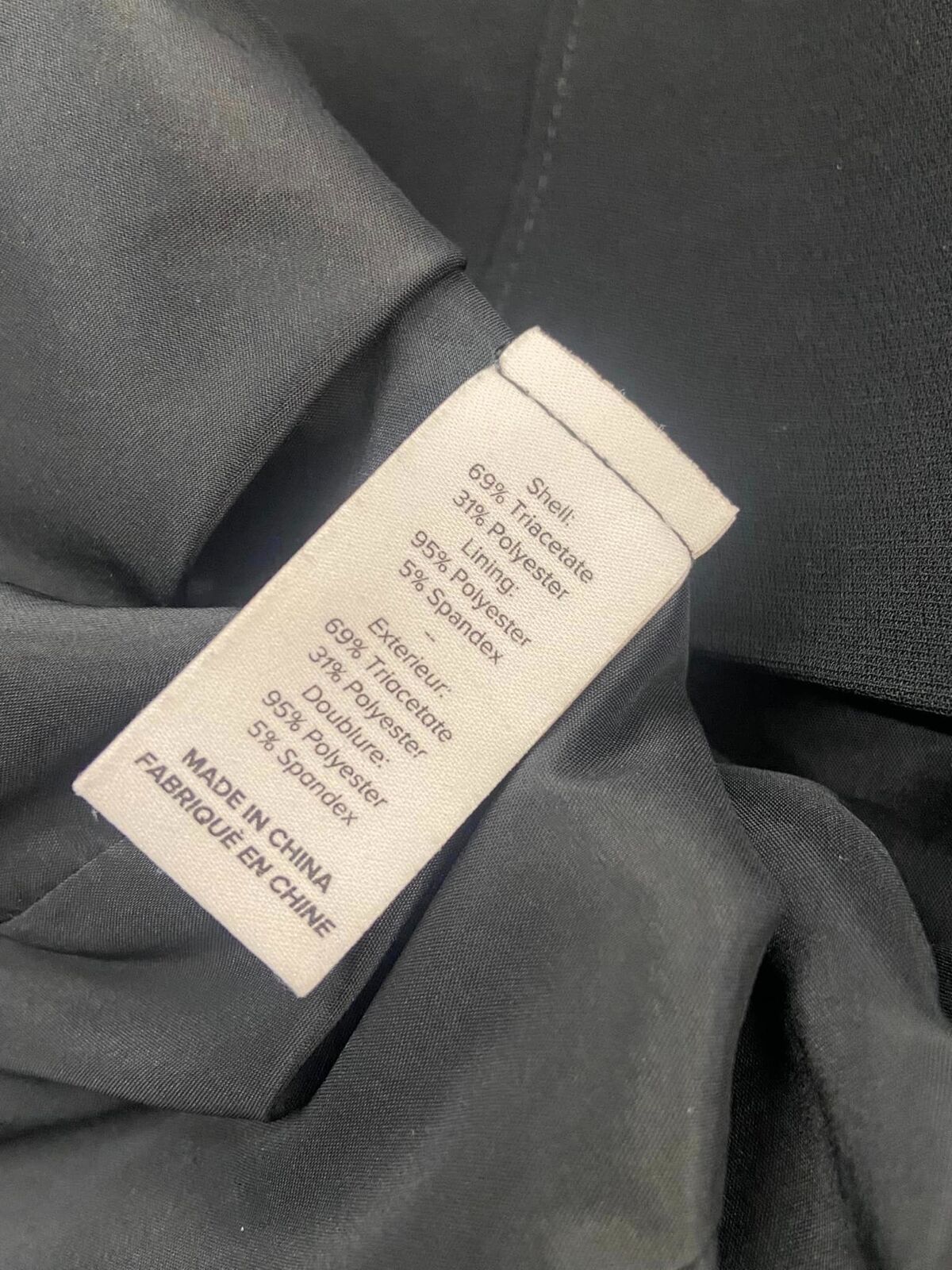 Cinq A Sept Kimberlin Black Ruffle Accent Sheath Dress Size 4 Cocktail Party Lbd