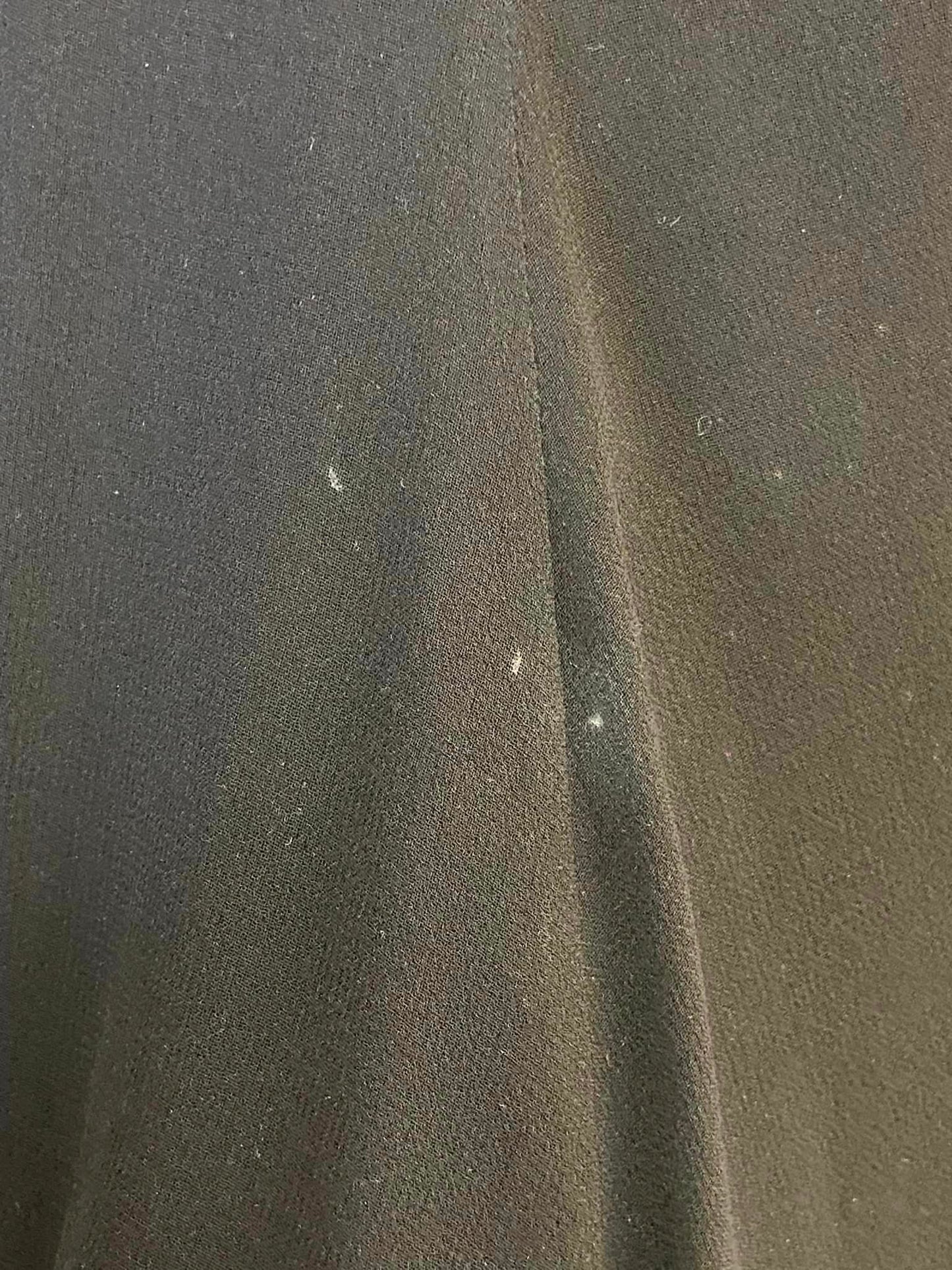 Vtg 90s Niteline Black Gold Sequin Silk Fit and Flare Cocktail Party Dress Sz 6