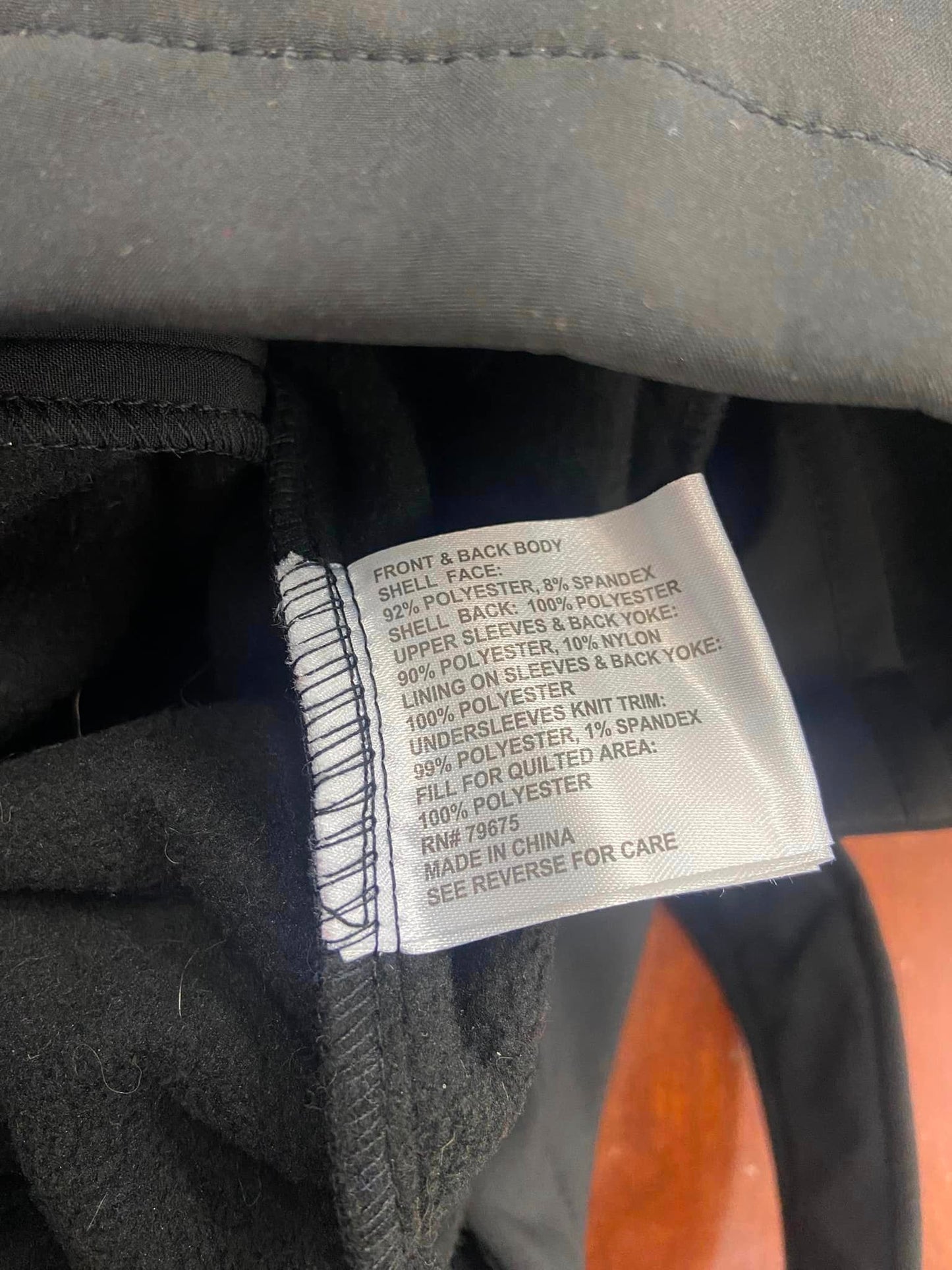 Michael Kors Black Gold Soft Shell Quilted Sleeve Moto Style Jacket Coat Size M