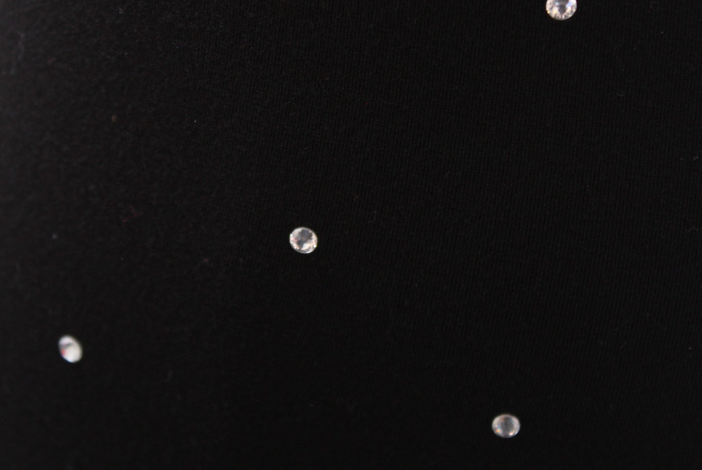 L'Agence Shelly Black Crystal Rhinestone Embellished Tank Top Size S Shell