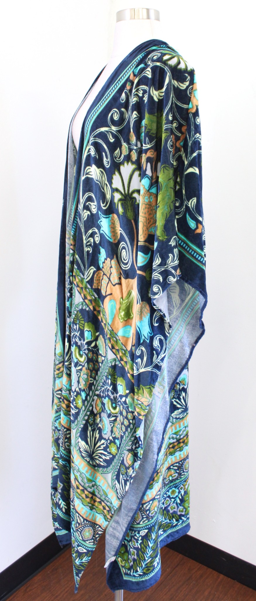 Aratta Silent Journey x Anthropologie Luca Burnout Velvet Kimono One Size M L