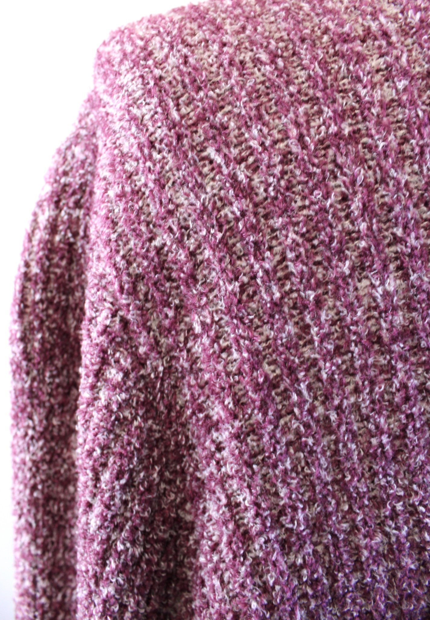 Barefoot Dreams Cozychic Lite Montecito Cardigan Sweater Size XL Burgundy Ribbed