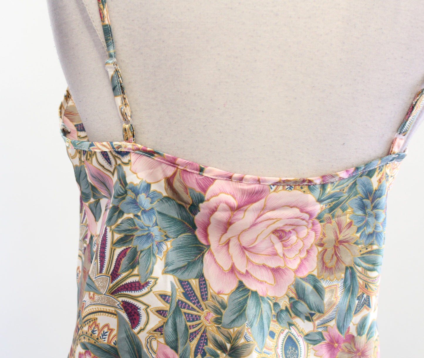 Vintage Victorias Secret Gold Label Floral Sheer Lace Cutout Camisole Tank Top S