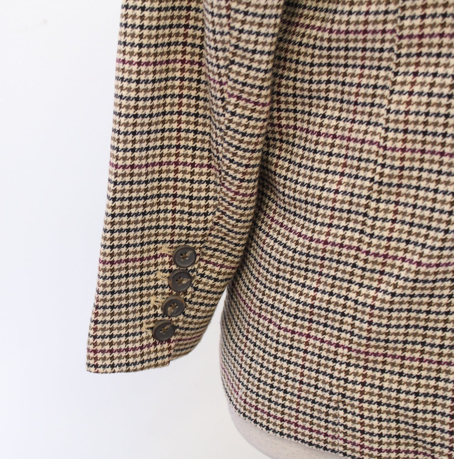 RAILS Jac Cambridge Plaid Double Breasted Blazer Suit Jacket Size XS Houndstooth