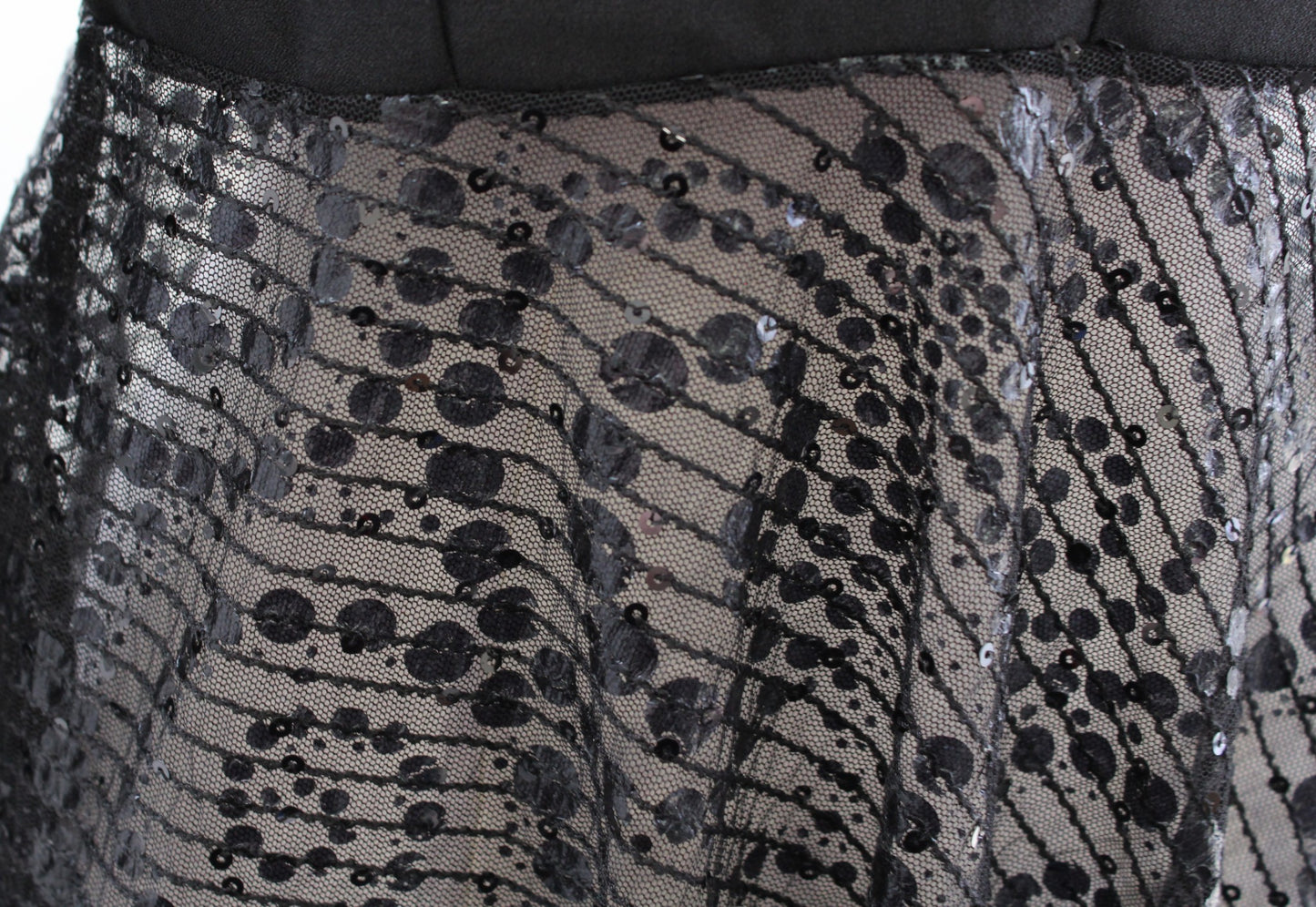 NWT Damee Inc Black Sequin Mesh Embellished Blazer Jacket Size S Tuxedo Style