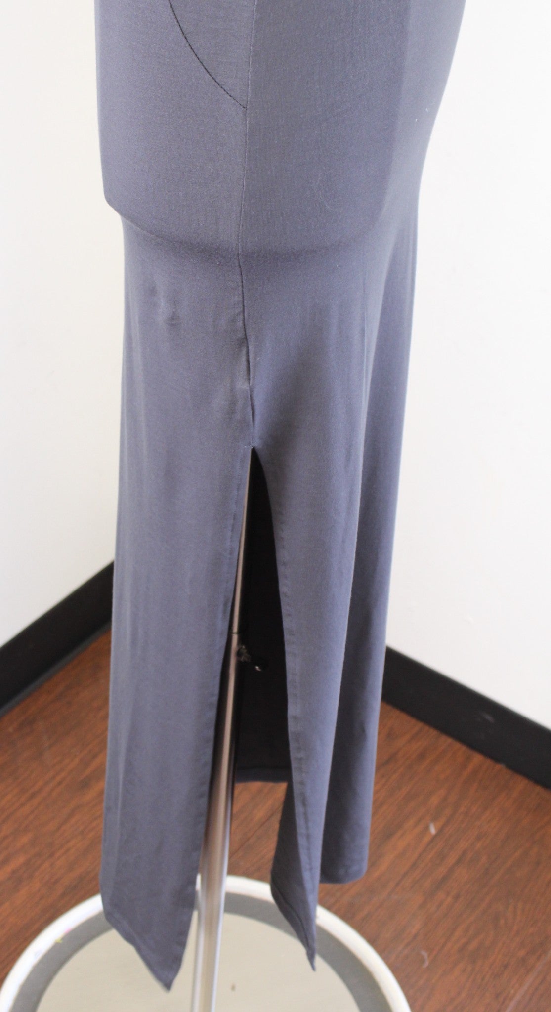 Quince Womens Carbon Gray Tencel Jersey Tank Maxi Dress Size XS Sleeveless
