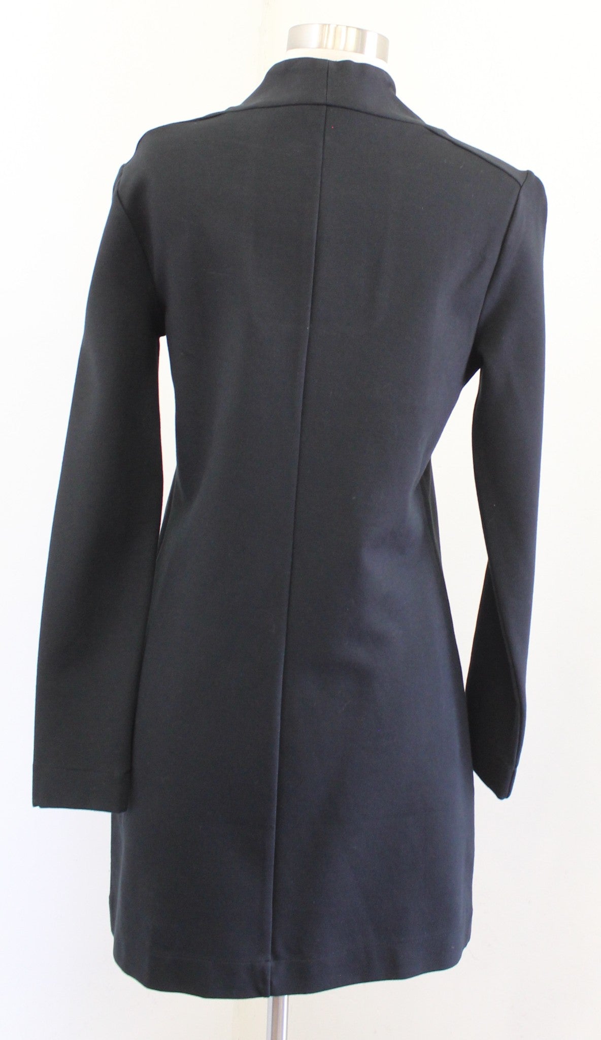 NWT Kate Spade Saturday Black Square Neck Ponte Jersey Mini Dress Size M Fitted