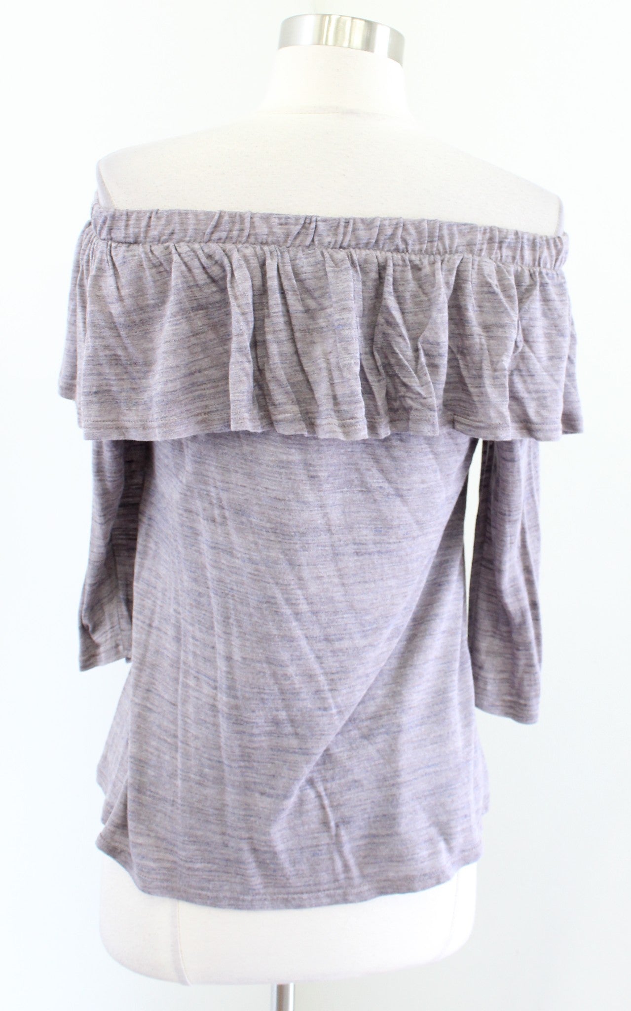 NWT Dolan Anthropologie Charla Heather Knit Off the Shoulder Top Blouse Size S