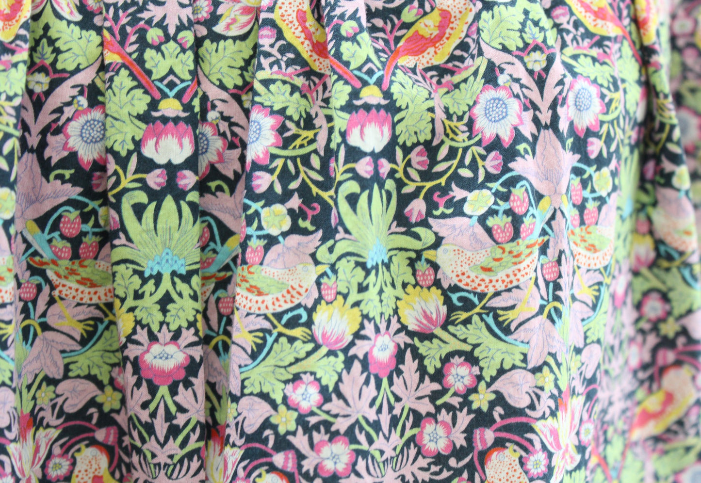 J Crew Liberty of London Penny Strawberry Thief Square Neck Top Blouse Size 4