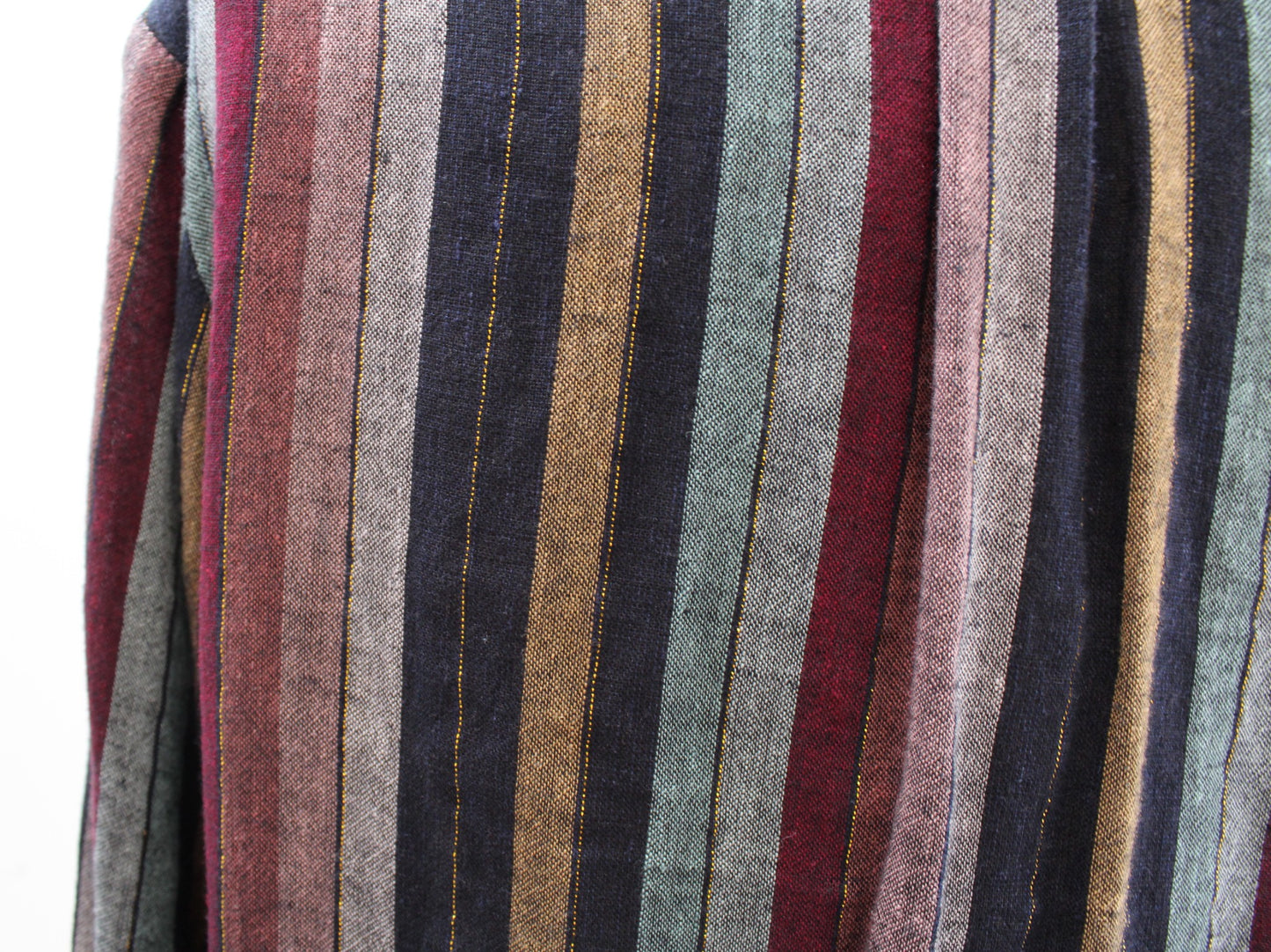 Rails Beaux Top in Varadero Stripe Size S Metallic Tie Ruffle Waist Blouse Linen