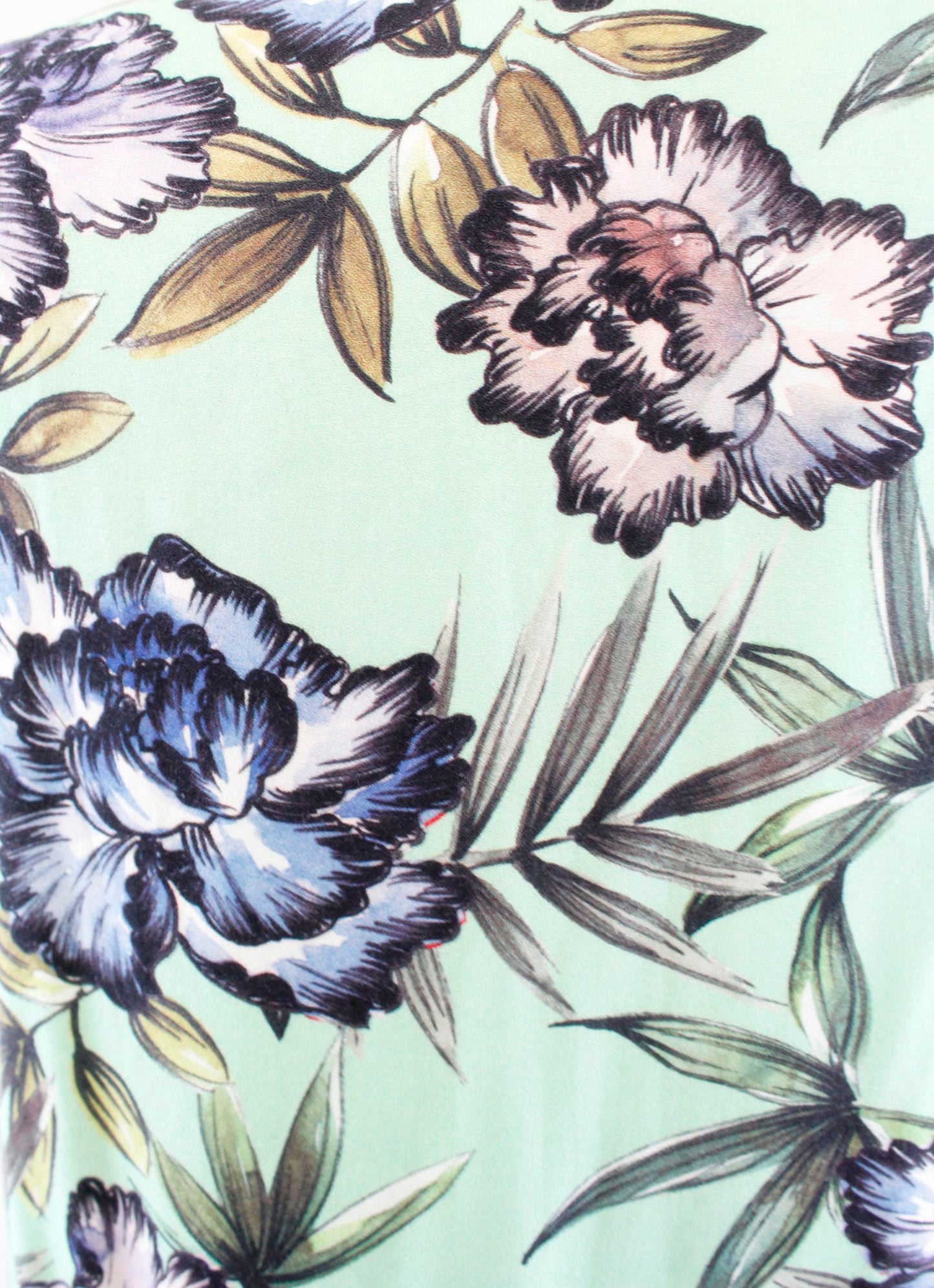 NWT $298 Alice + Olivia Brook Oasis Floral Mint Shift Dress Size 10 Green