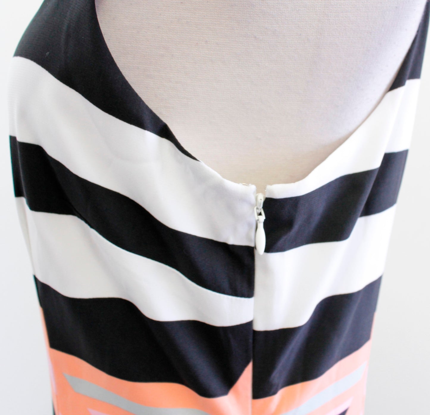 NWT $258 Mara Hoffman Anthropologie Striped Geometric Midi Dress Size 6 Black