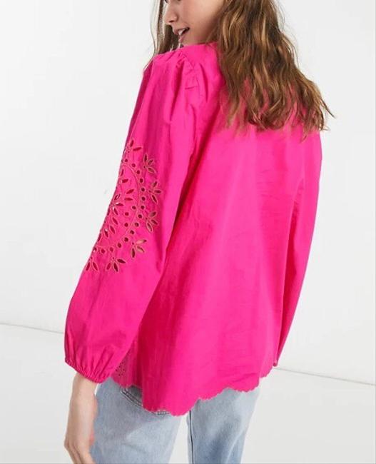 NWT J Crew Black Embroidered Eyelet Poplin Popover Top Blouse Mock Neck XXS 2XS