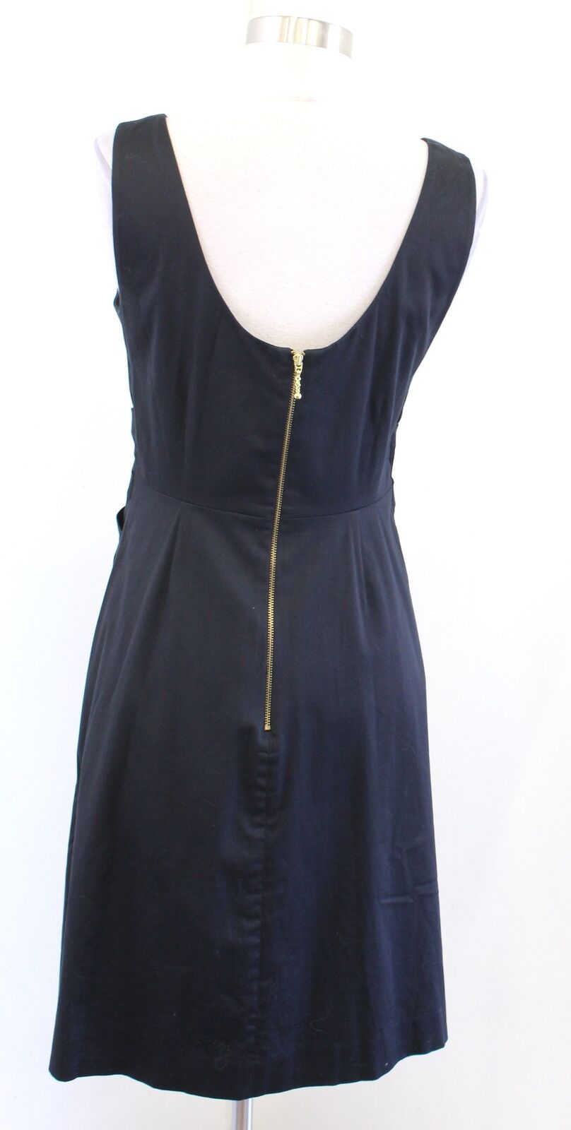 Kate Spade Jillian Black Bow Waist A Line Flared Dress Size 4 Cocktail Party
