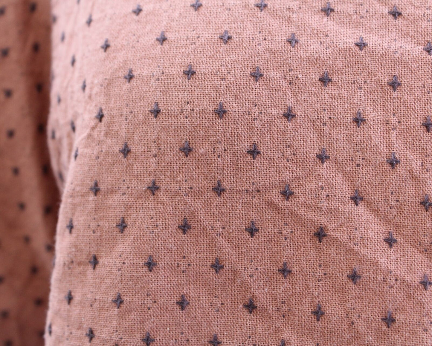 Madewell Jacquard Puff Short Sleeve Top in Micro Cross Size 12 Embroidered Blouse Boho