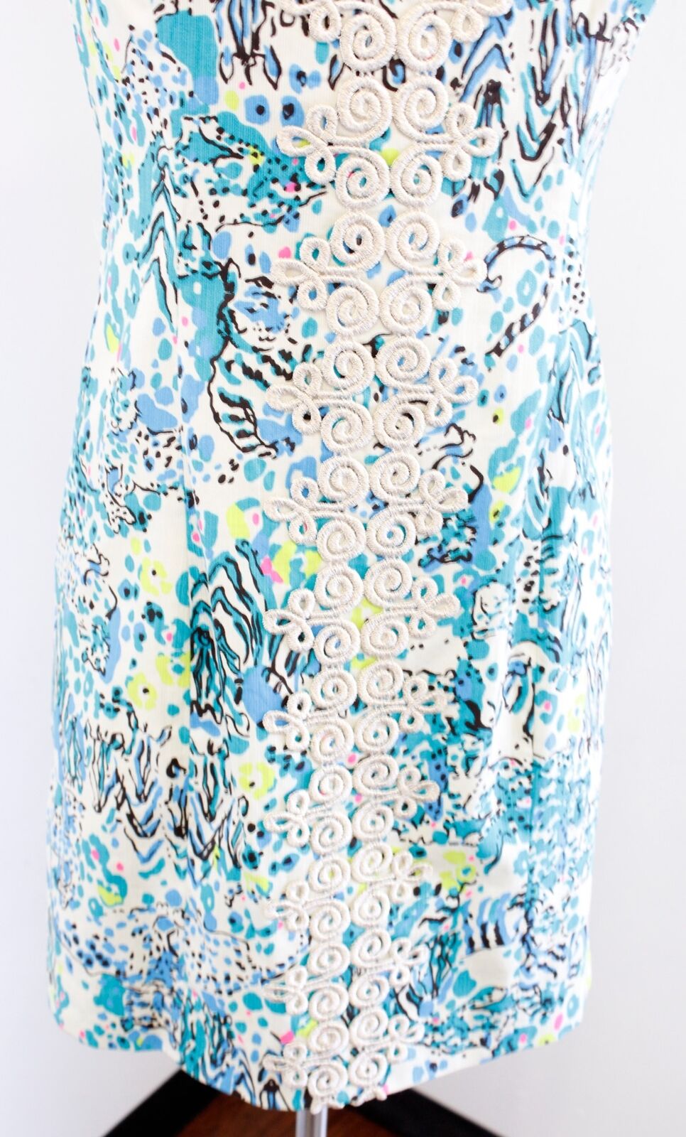 NWT Lilly Pulitzer Ember Sea Oat Escapades in the Everglades Lace Shift Dress 2