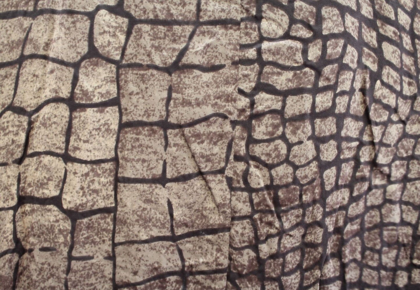 NWT Reiss Jessie Brown Snakeskin Animal Print Tie Neck Pussybow Blouse Top Sz 6 Long Sleeve