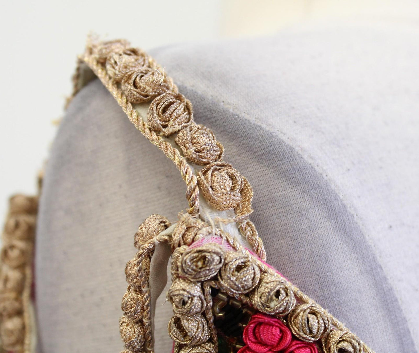 Vtg 80s Richilene Dress Sz 8 XS S Pink Floral Beaded Sequin Mini Party Cocktail