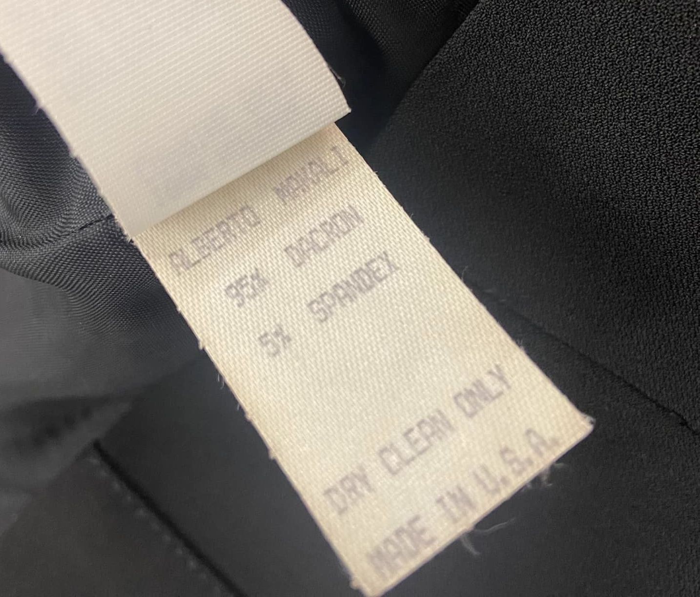 Vtg Alberto Makali Black Goat Hair Leather Zip Front Crop Moto Jacket Size 4