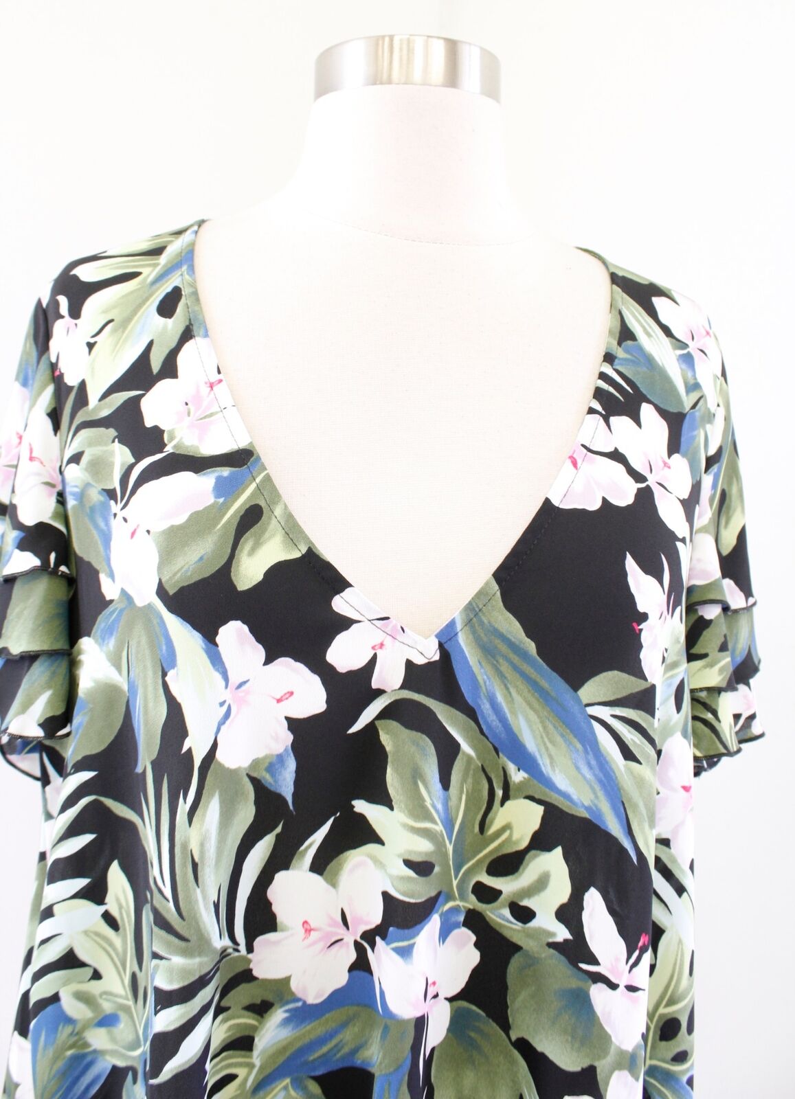 Show Me Your Mumu Disick Tropical Floral Palm Leaf Print Mini Dress Size XS