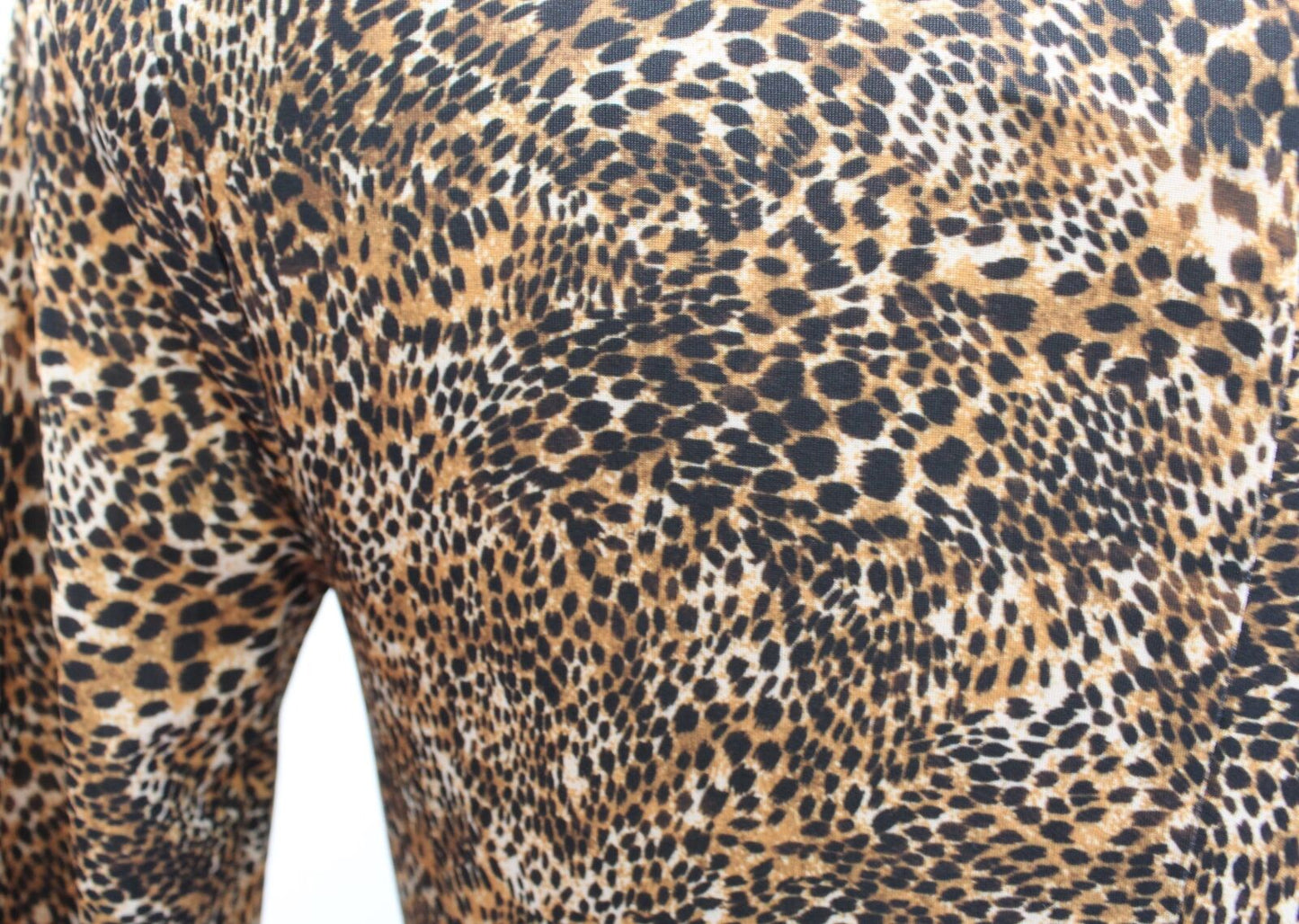 NWT L'agence Mariah Cheetah Print Shoulder Pad Detail Twist Mini Dress Size XS