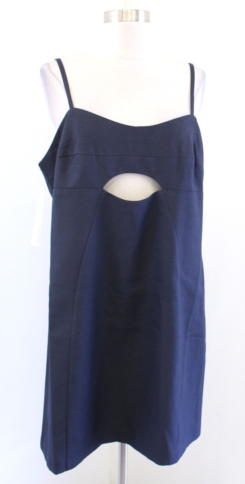 NWT Mare Mare x Anthropologie Navy Blue Cutout Shift Mini Dress Size PL LP