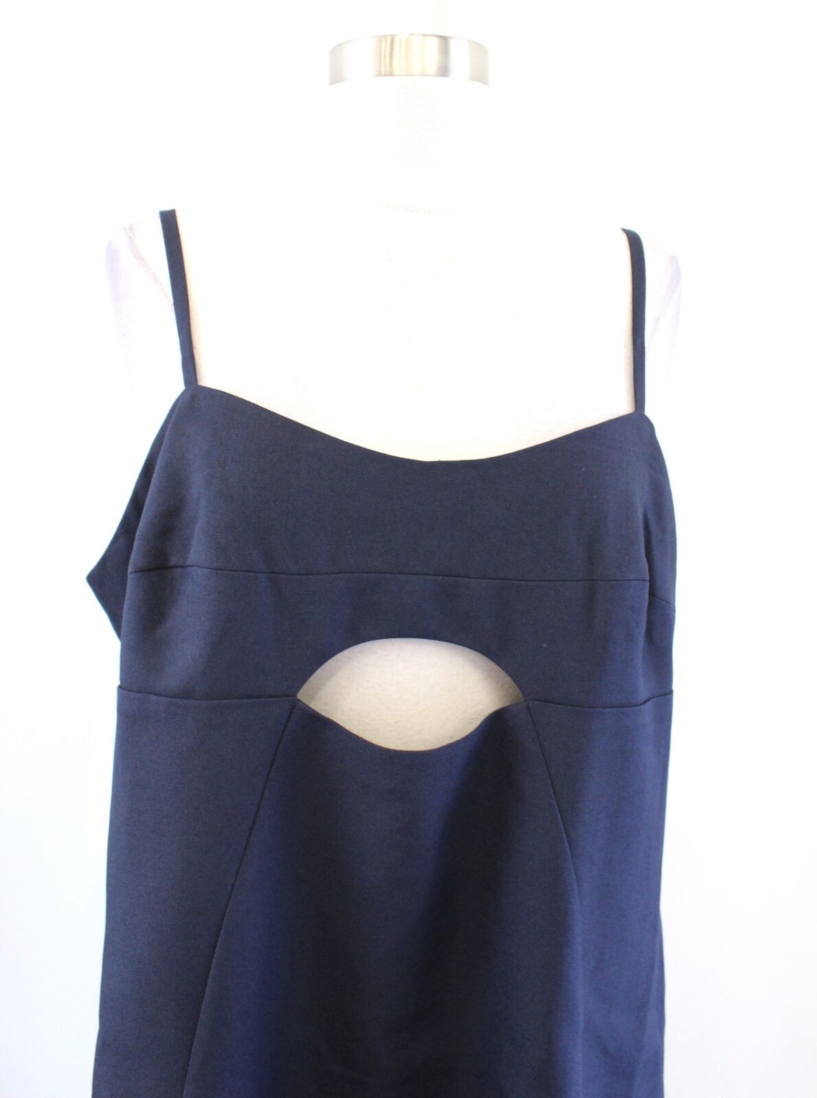 NWT Mare Mare x Anthropologie Navy Blue Cutout Shift Mini Dress Size PL LP