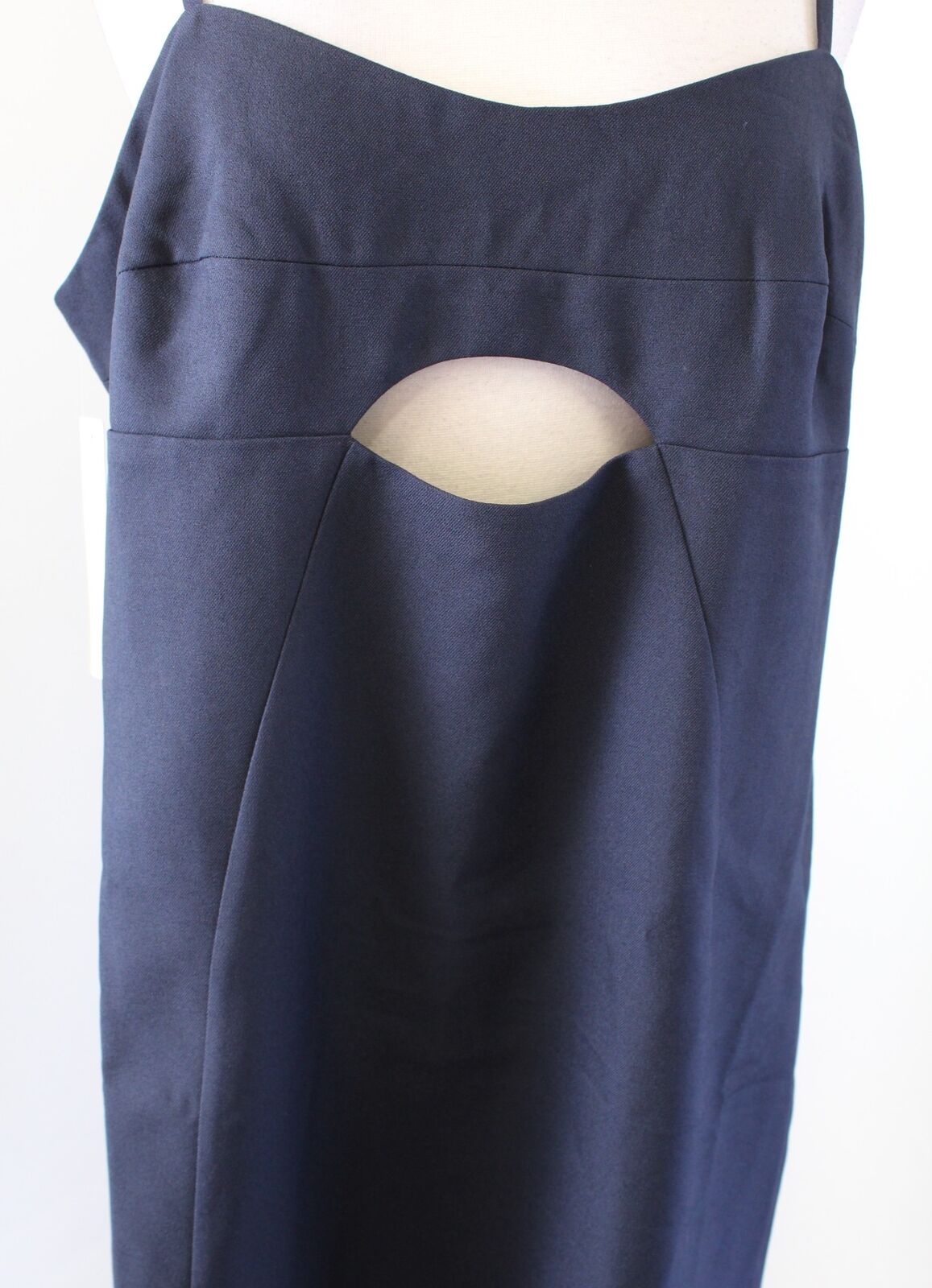 NWT Mare Mare x Anthropologie Navy Blue Cutout Shift Mini Dress Size PL LP