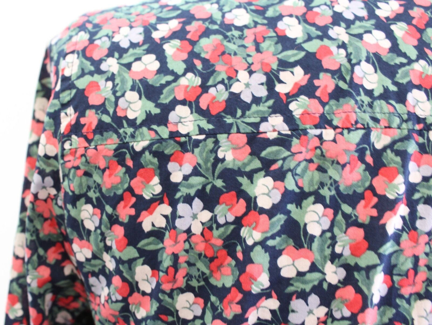 J Crew Liberty London Slim Perfect Shirt in Sarah Floral 0 Button Front Blouse Long sleeve