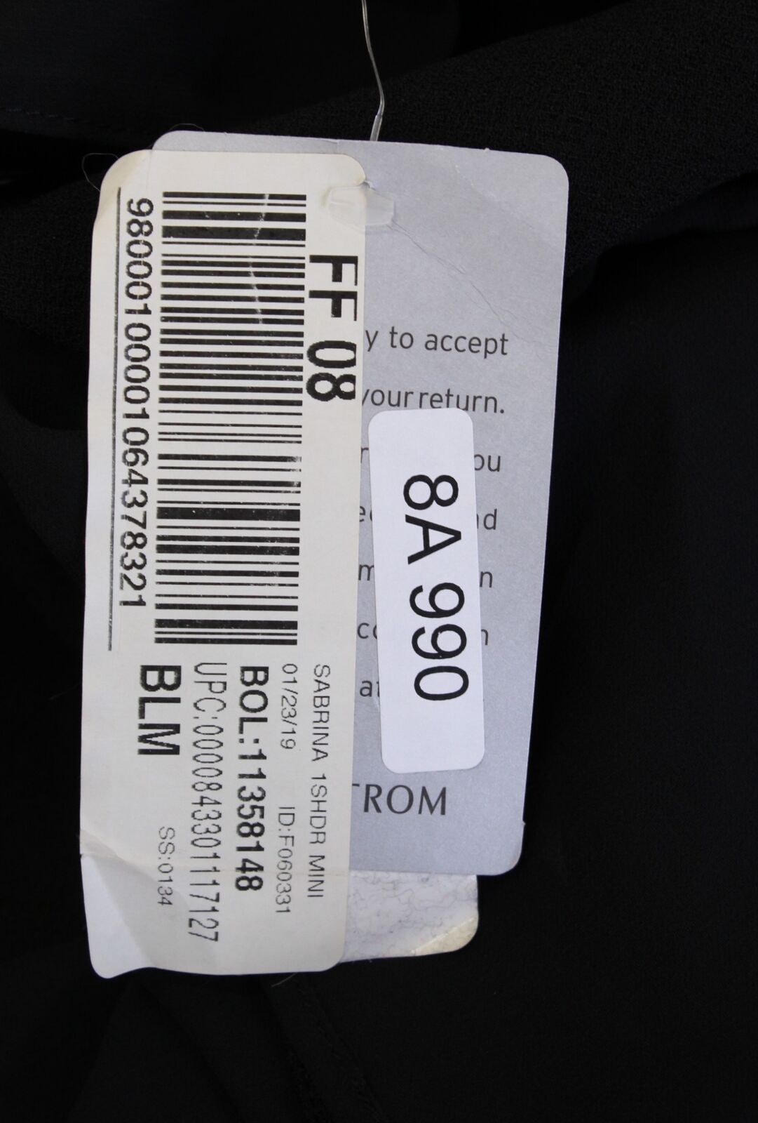 NWT Dress the Population Sabrina Black One Shoulder Ruffle Cocktail Dress Sz XL