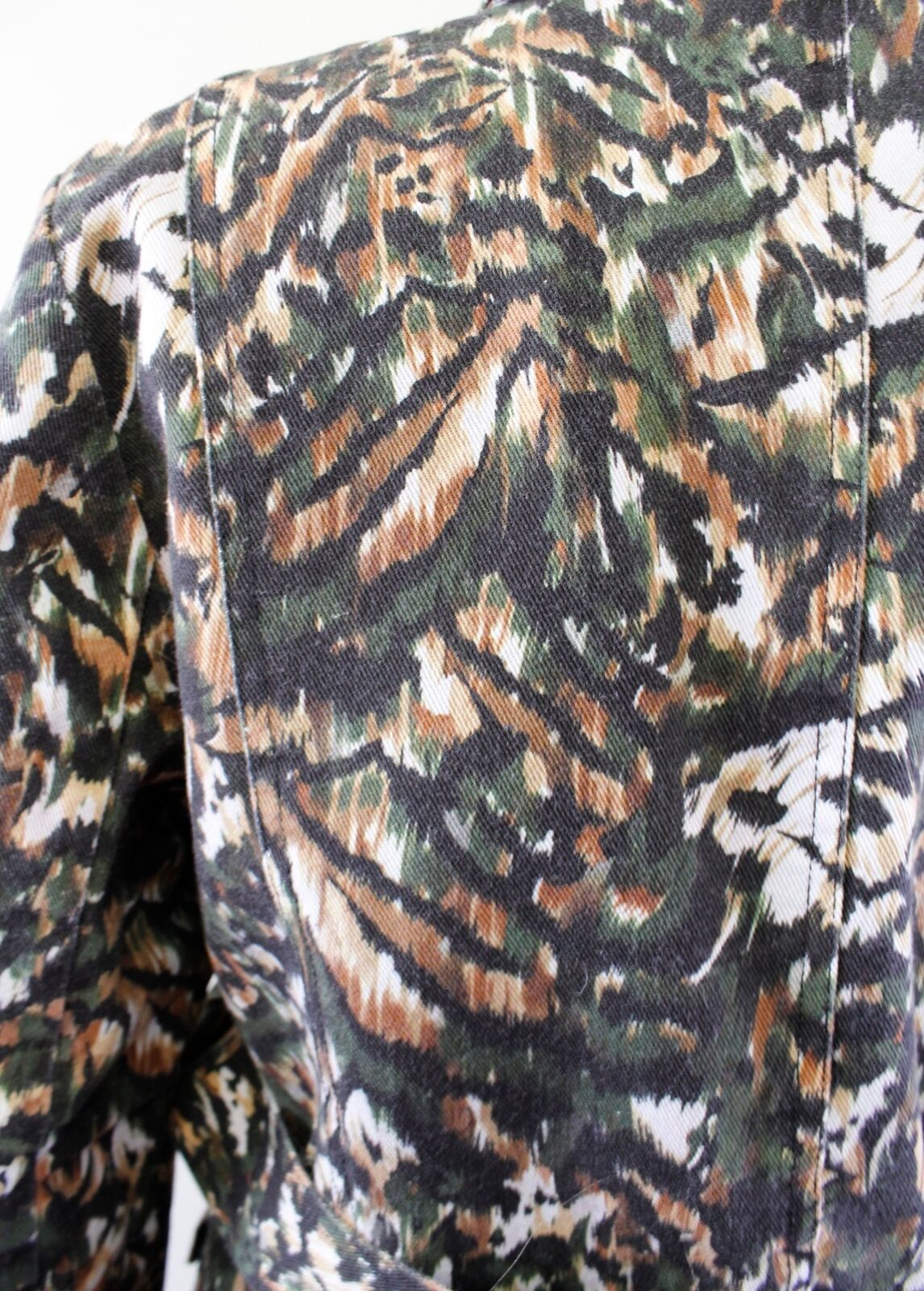 NWT $349 Ted Baker Inniza Abstract Camo Tie Waist Safari Utility Jacket Size 2