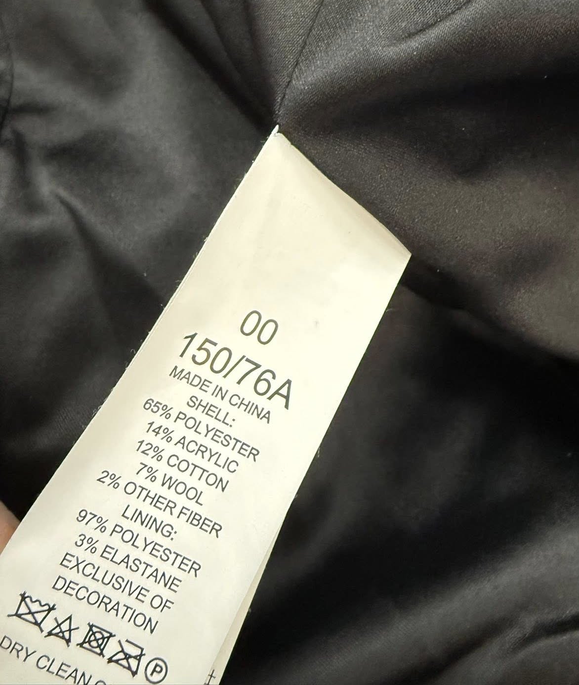 Kate Spade Tweed Puff Sleeve Blazer Jacket & Skirt Suit Set Size 00 Pink Black