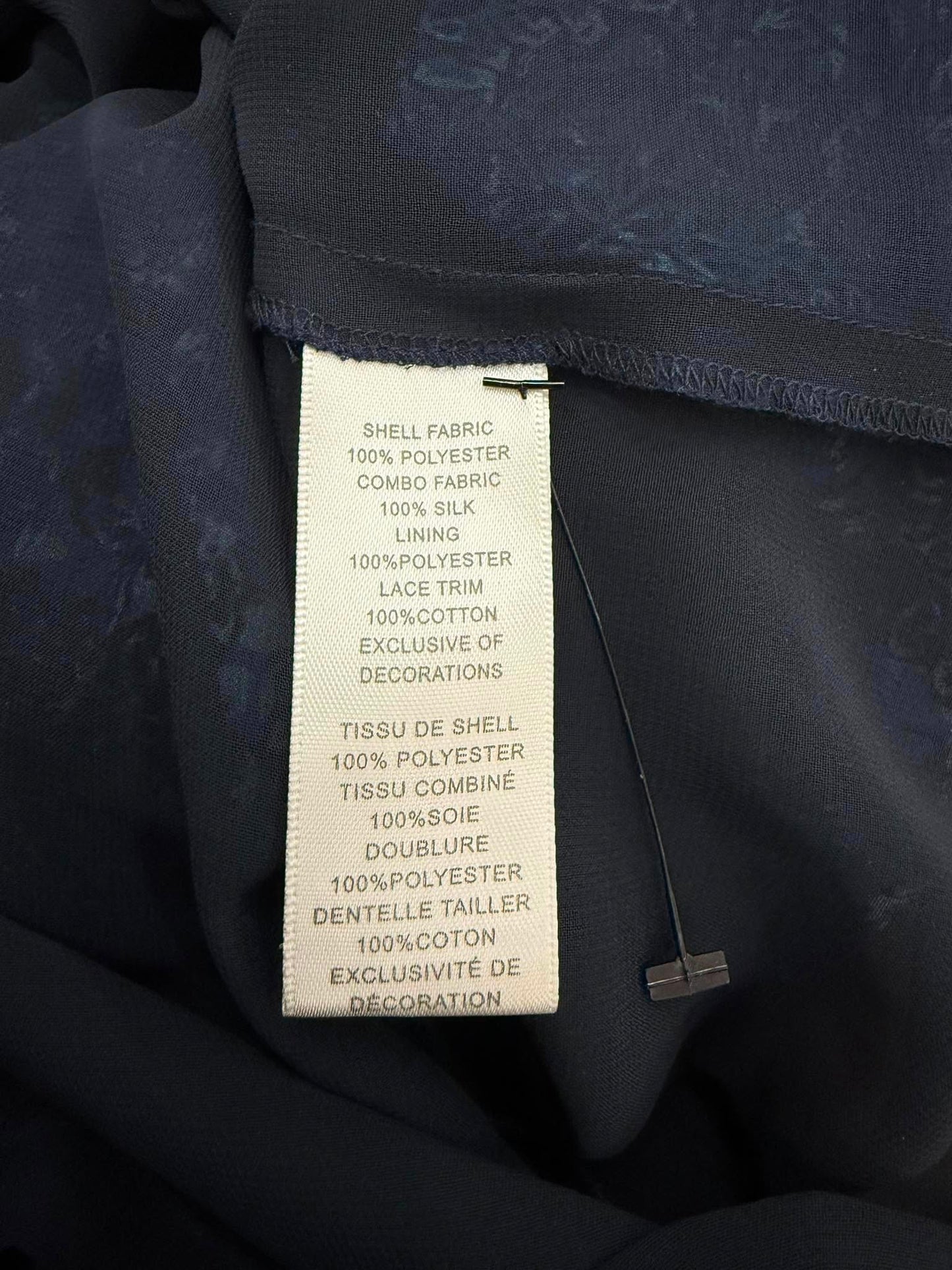 NWT $595 Rebecca Taylor Blue Floral Crochet Lace Cutout Cold Shoulder Dress Sz 0