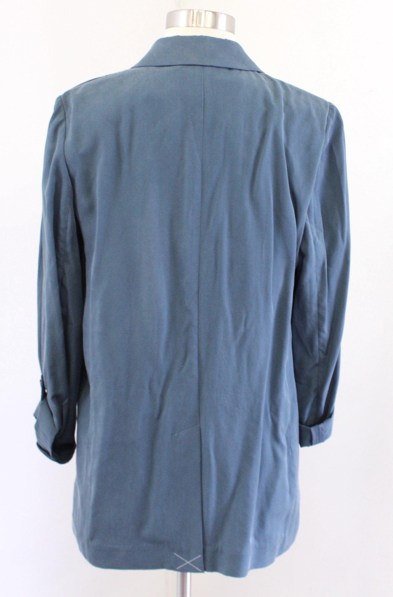 NWT $159 Ann Taylor Relaxed Boyfriend Style Blazer Jacket Size 2 Teal Blue