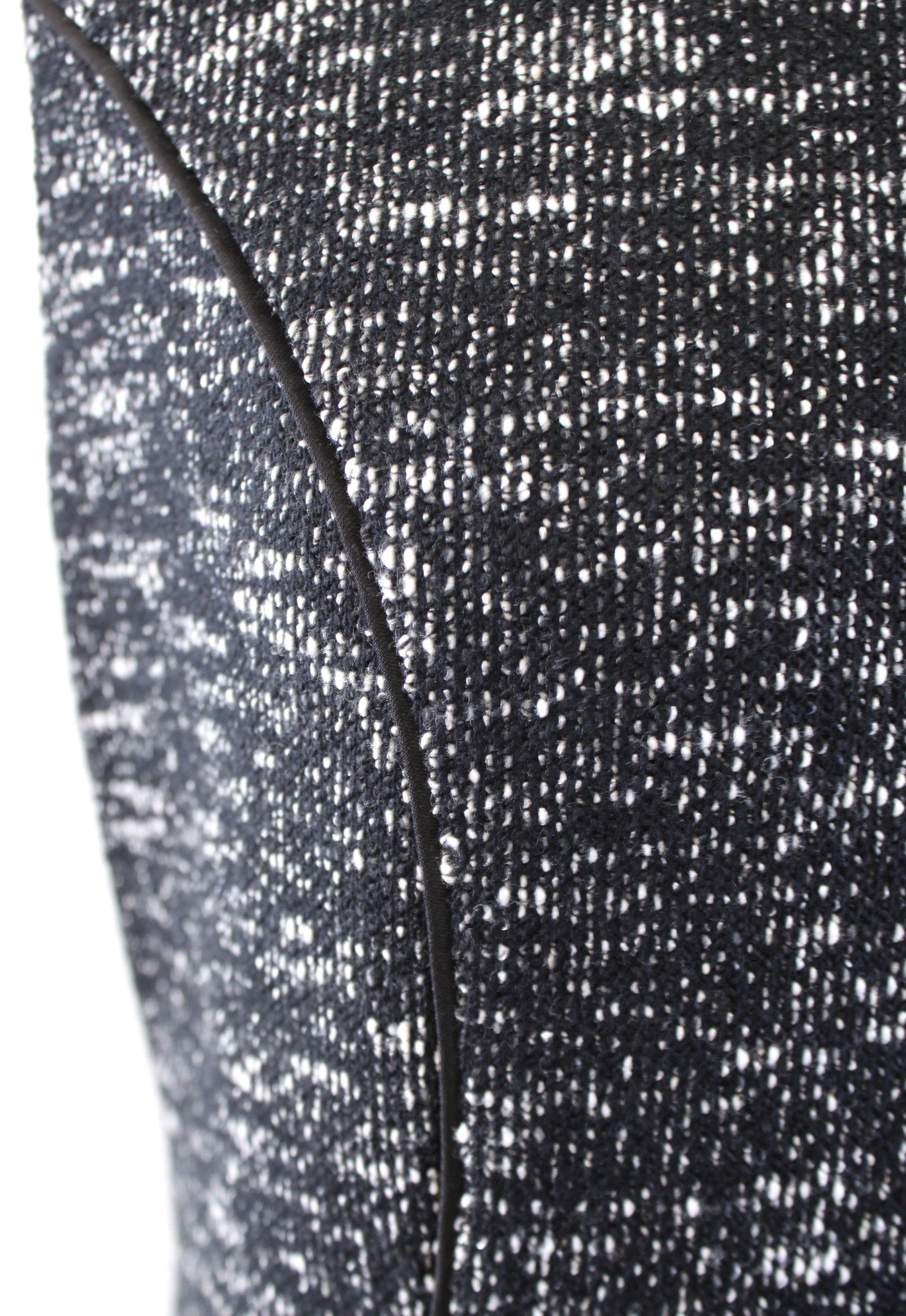 Talbots Berekley Black White Tweed Seamed Fit and Flare Dress Sleeveless Size 4P