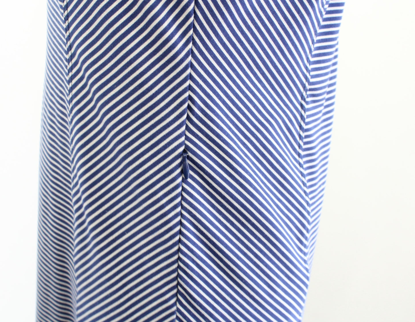 Title Nine Womens Navy Blue Striped Buttah Knit Athletic Tank Dress Size S