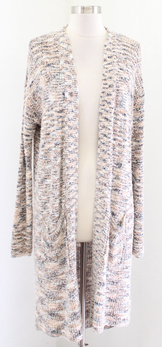 Pilcro Anthropologie Padma Space Dye Longline Duster Cardigan Sweater Size S
