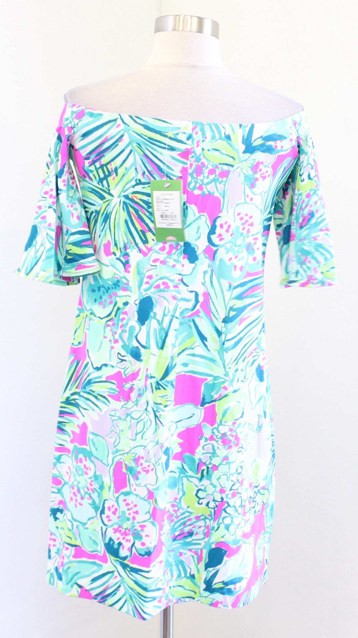 NWT Lilly Pulitzer Fawcett Early Bloomer Floral Off the Shoulder Dress Size XS