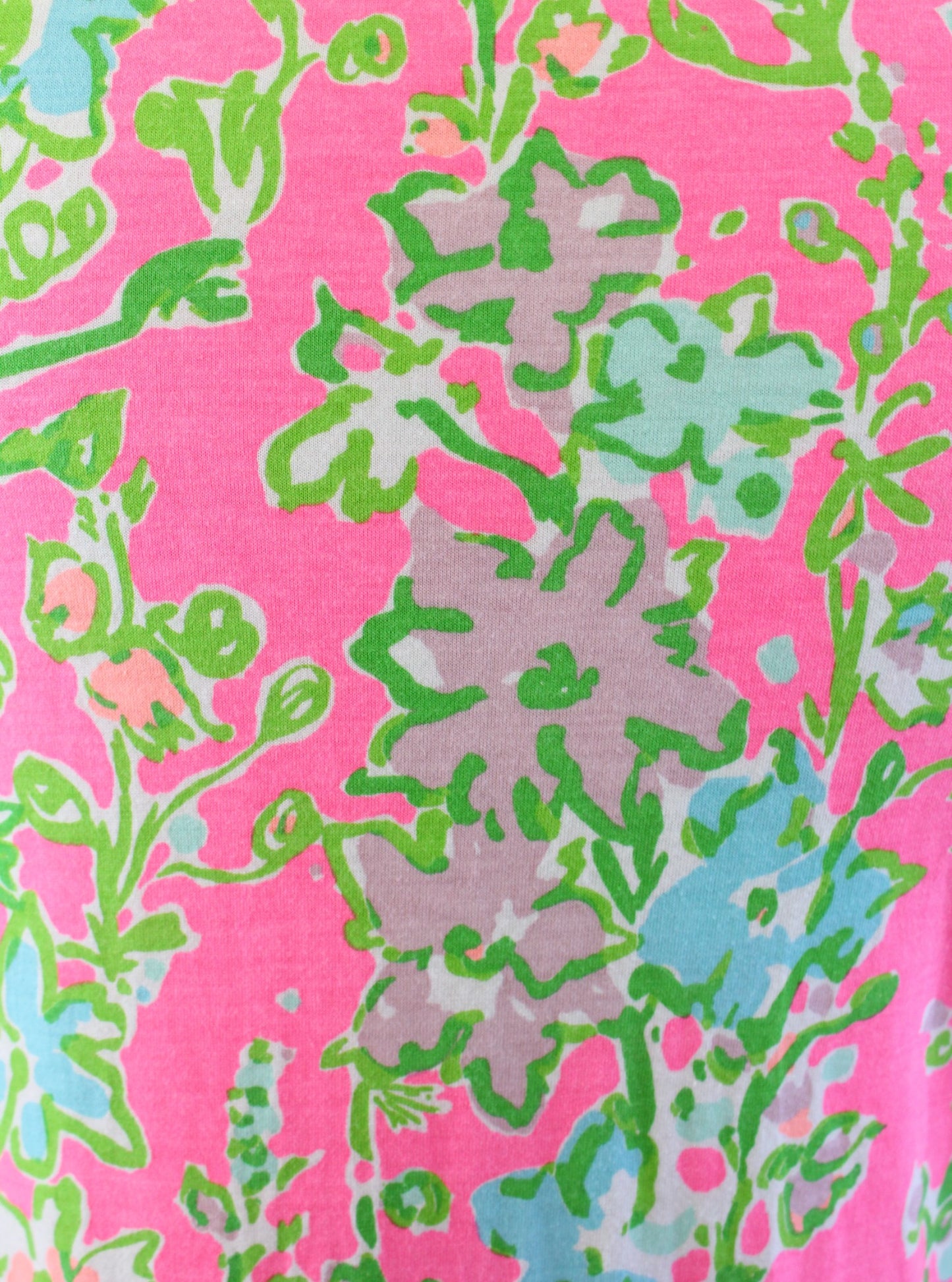 Lilly Pulitzer Palmetto V Neck T Shirt Dress Flamingo Pink Southern Charm Sz XS