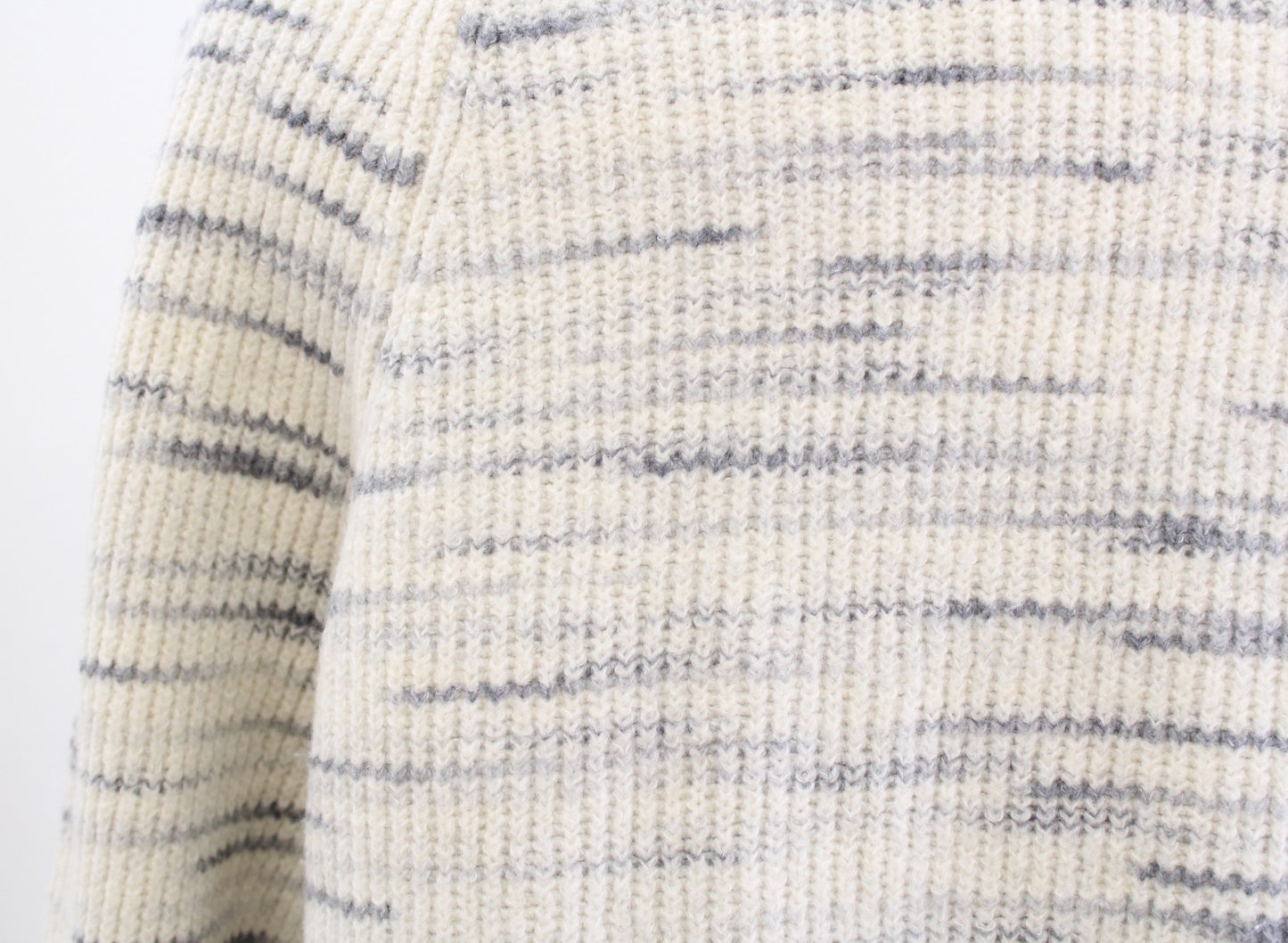 NWT Pure Jill J Jill Womens Cream Gray Heather Knit Tunic Sweater Size M