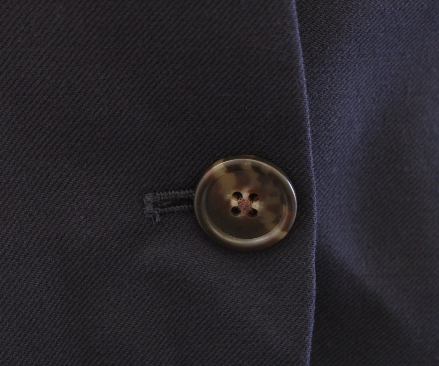 J Crew Womens Solid Navy Blue Wool Blend Regent Blazer Suit Jacket Size 0P