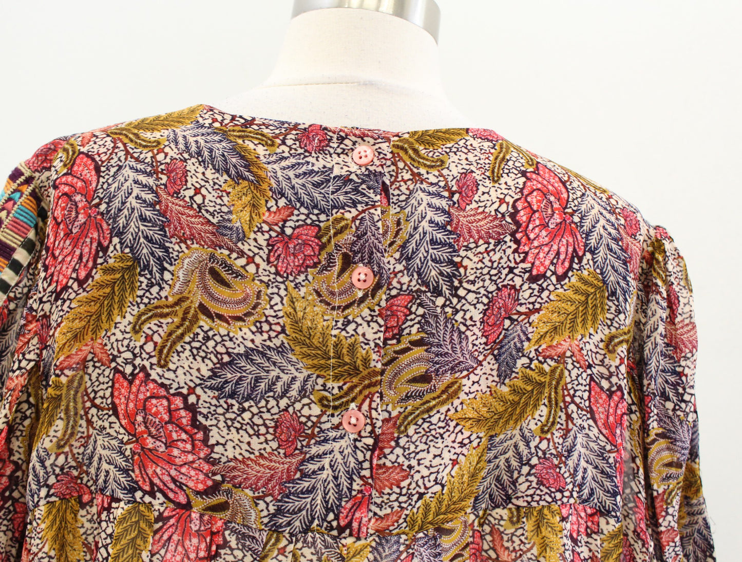 NWT Verb by Pallavi Singhee Anthropologie Embroidered Tunic Top Blouse Size L