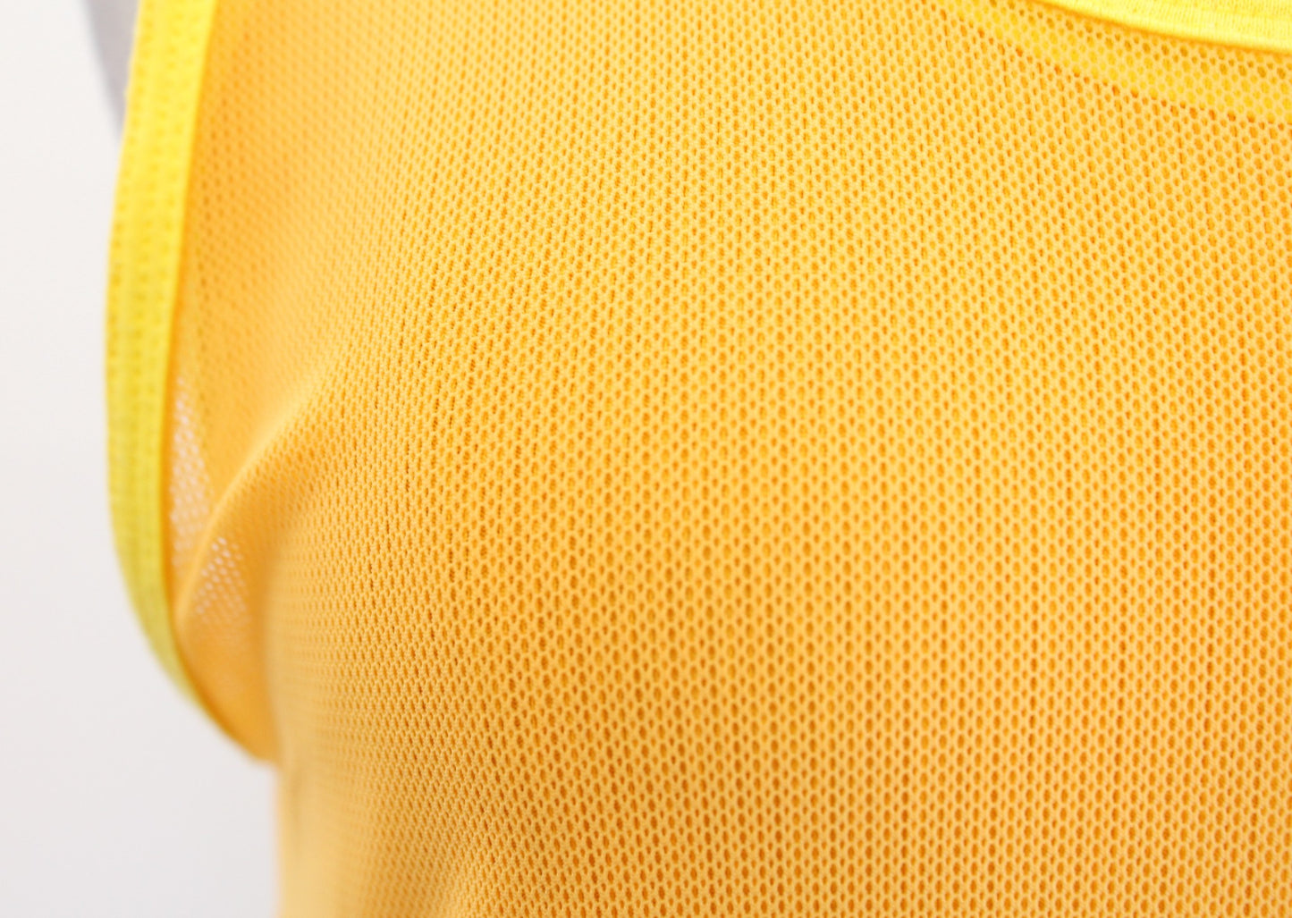 Adidas x Stella McCartney Orange Yellow Double Layer Tank Top Athletic Size M