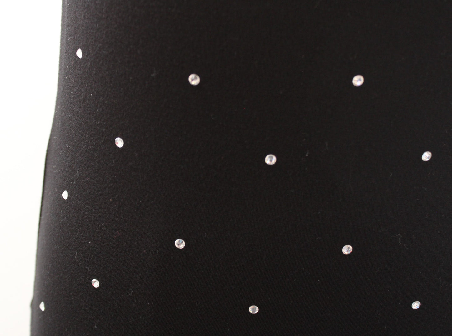 L'Agence Shelly Black Crystal Rhinestone Embellished Tank Top Size S Shell