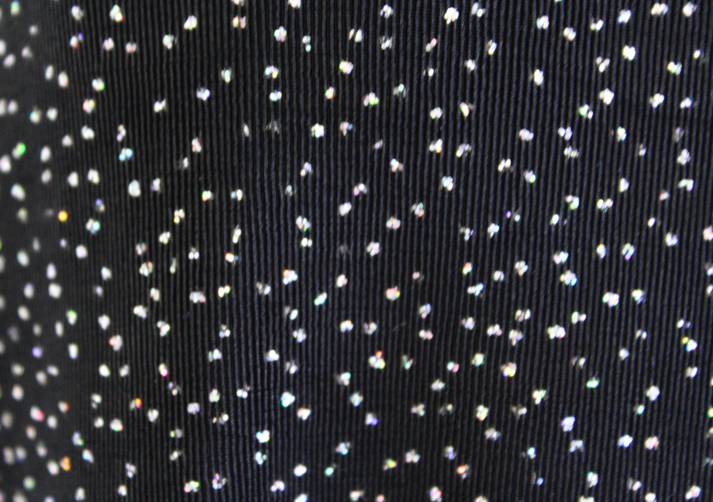 Vtg 90s Black Iridescent Sparkly Slinky Knit Cocktail Party Dress Size L Mini