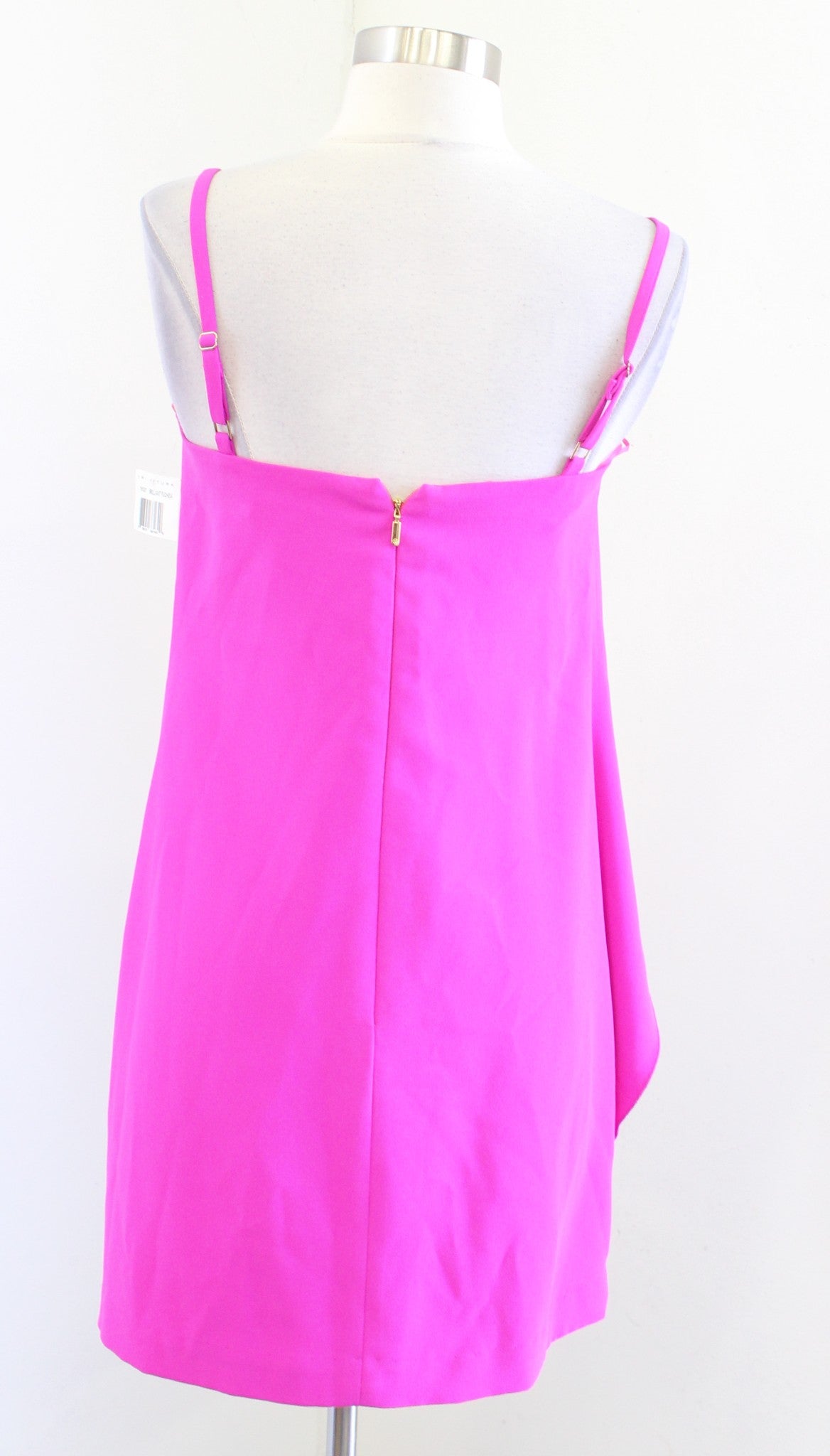 NWT Trina Turk Pink Jorie Ruffle Mini Dress in Brilliant Fuchsia Sz 0 Sleeveless